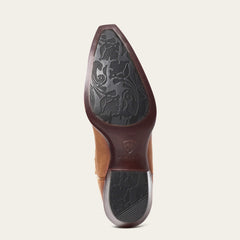 Ariat Heritage X Toe Elastic Wide Calf Western Boot For Sale