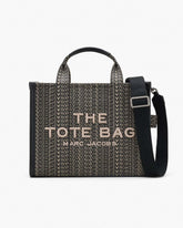 Marc Jacobs The Monogram Jacquard Medium Tote Bag Beige Multi