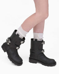 Marc Jacobs The Kiki Moto Boot Black
