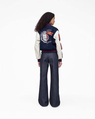 Marc Jacobs The A.P.C. X Marc Jacobs Varsity Jacket Dark Navy/White