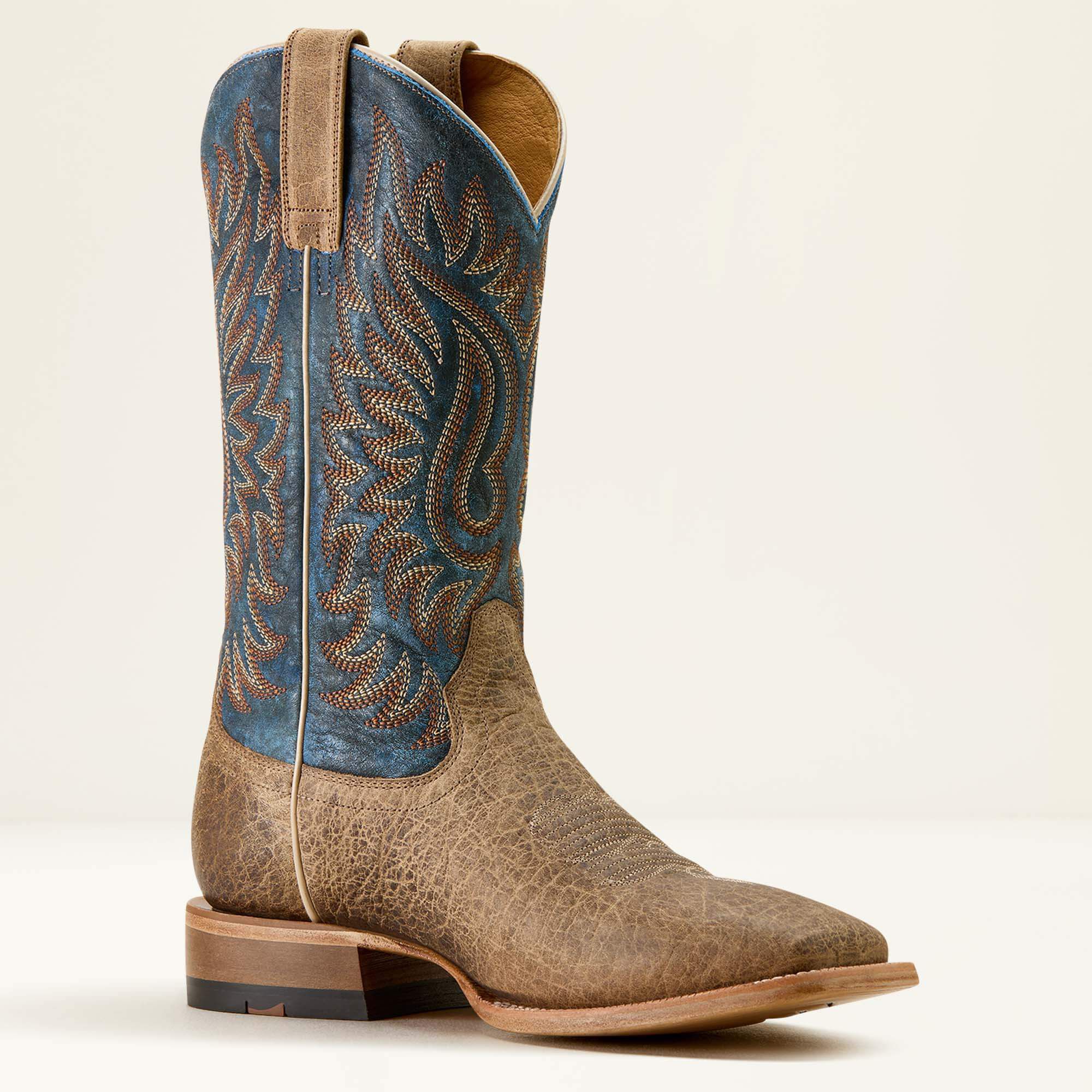Ariat Gold Point Wide Square Toe Cowboy Boot For Sale