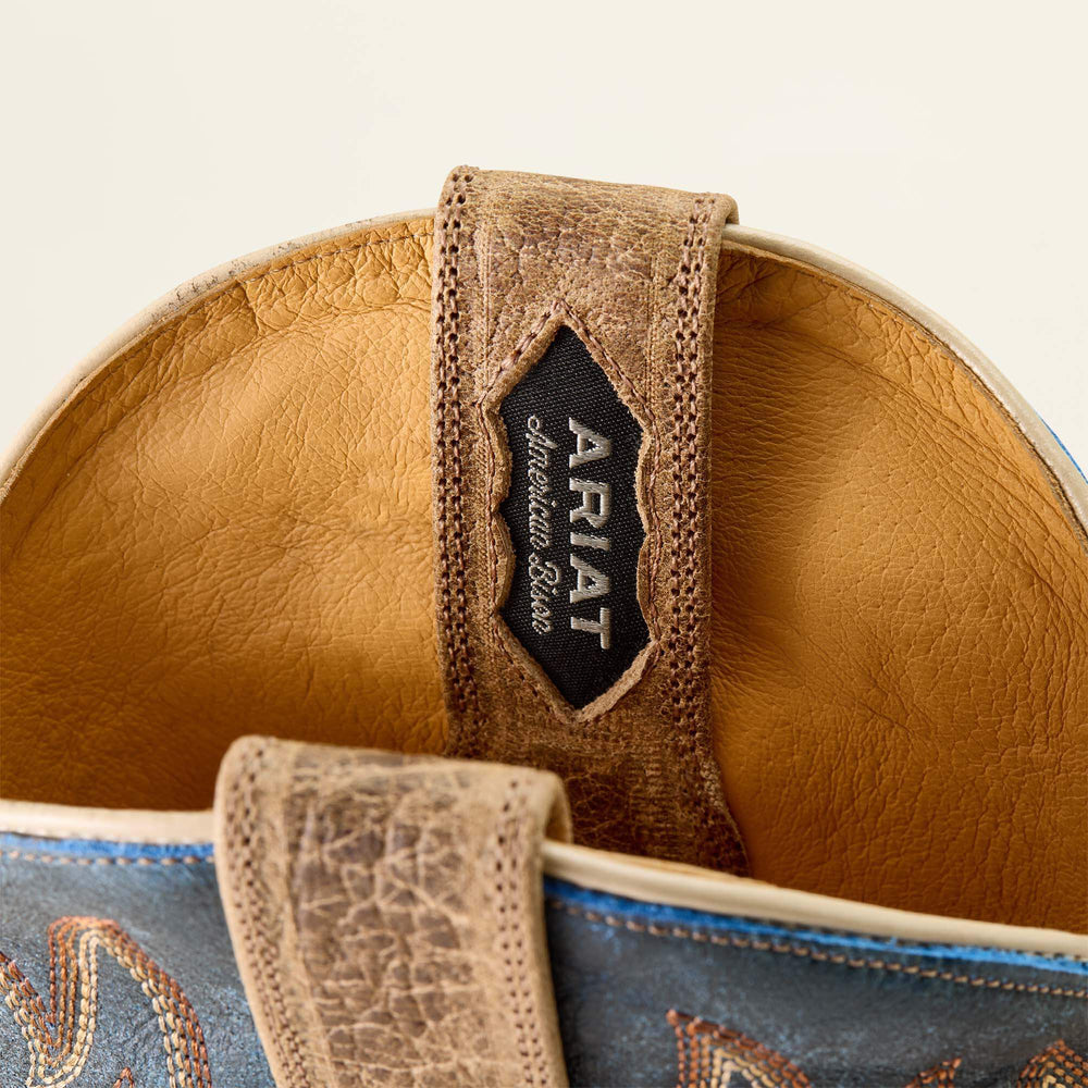 Ariat Gold Point Wide Square Toe Cowboy Boot For Sale