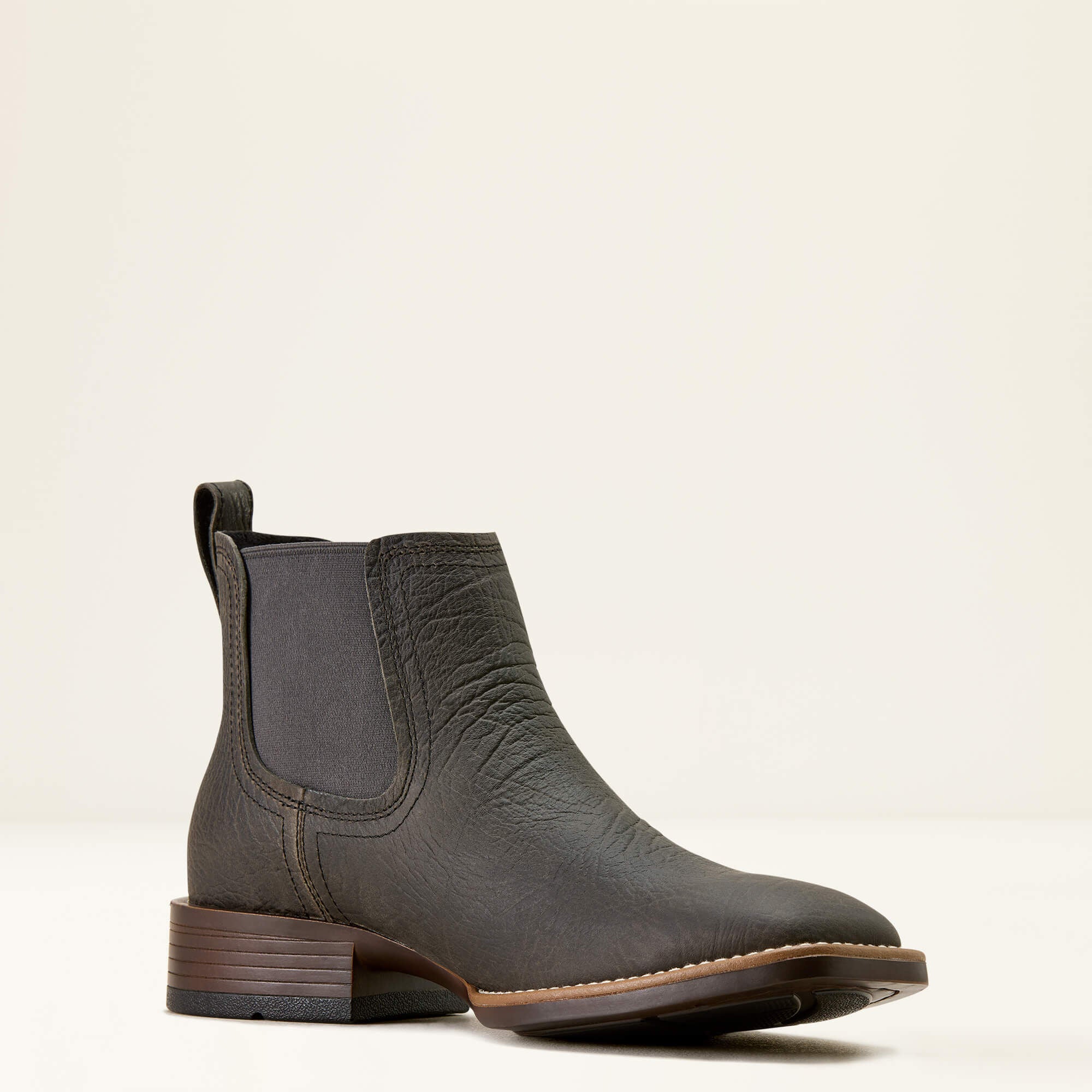 Ariat Booker Chelsea Wide Square Toe Western Boot Discount
