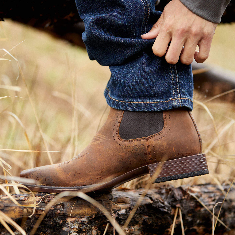 Ariat Booker Ultra Square Toe Western Boot Outlet