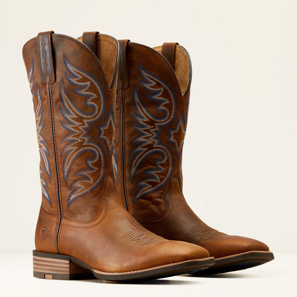 Ariat Ricochet Wide Square Toe Cowboy Boot For Sale