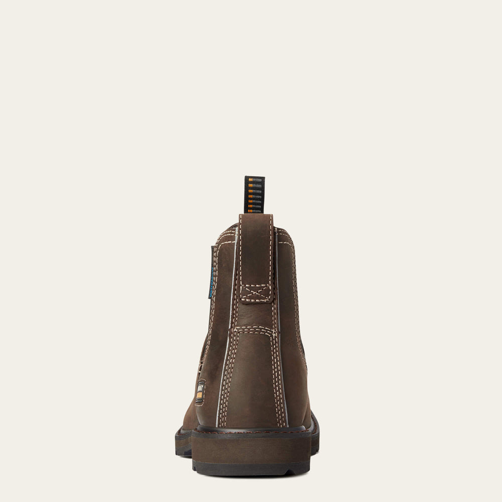 Ariat Groundbreaker Chelsea Wide Square Toe Waterproof Work Boot Outlet