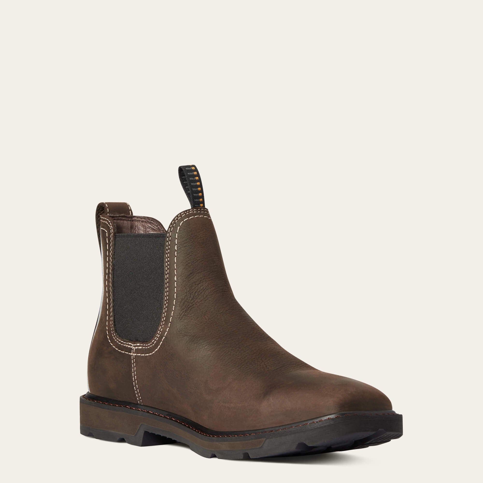 Ariat Groundbreaker Chelsea Wide Square Toe Waterproof Work Boot Outlet