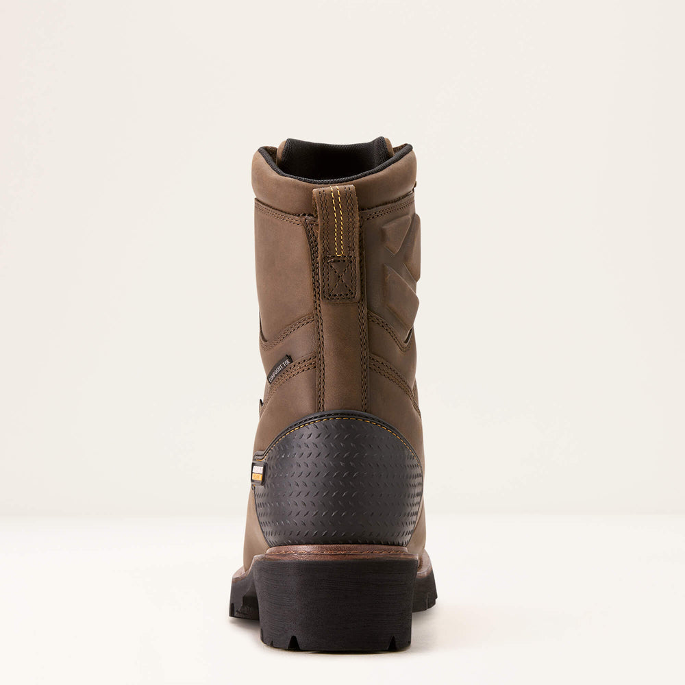 Ariat Powerline 8" 400G Waterproof 400g Composite Toe Work Boot On Sale
