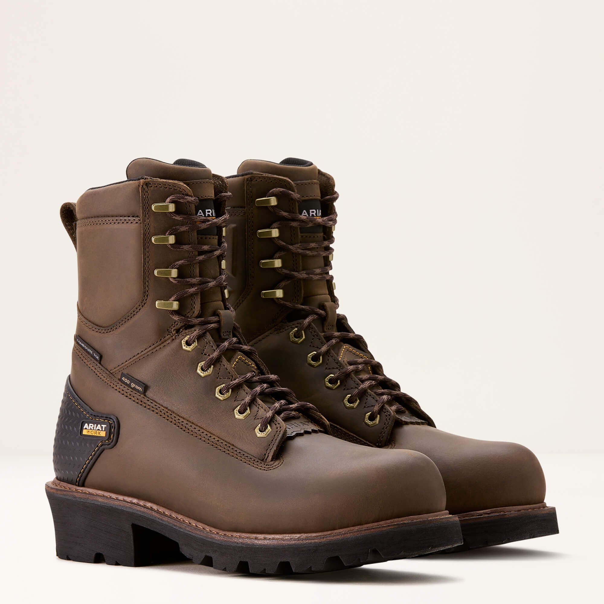 Ariat Powerline 8" 400G Waterproof 400g Composite Toe Work Boot On Sale