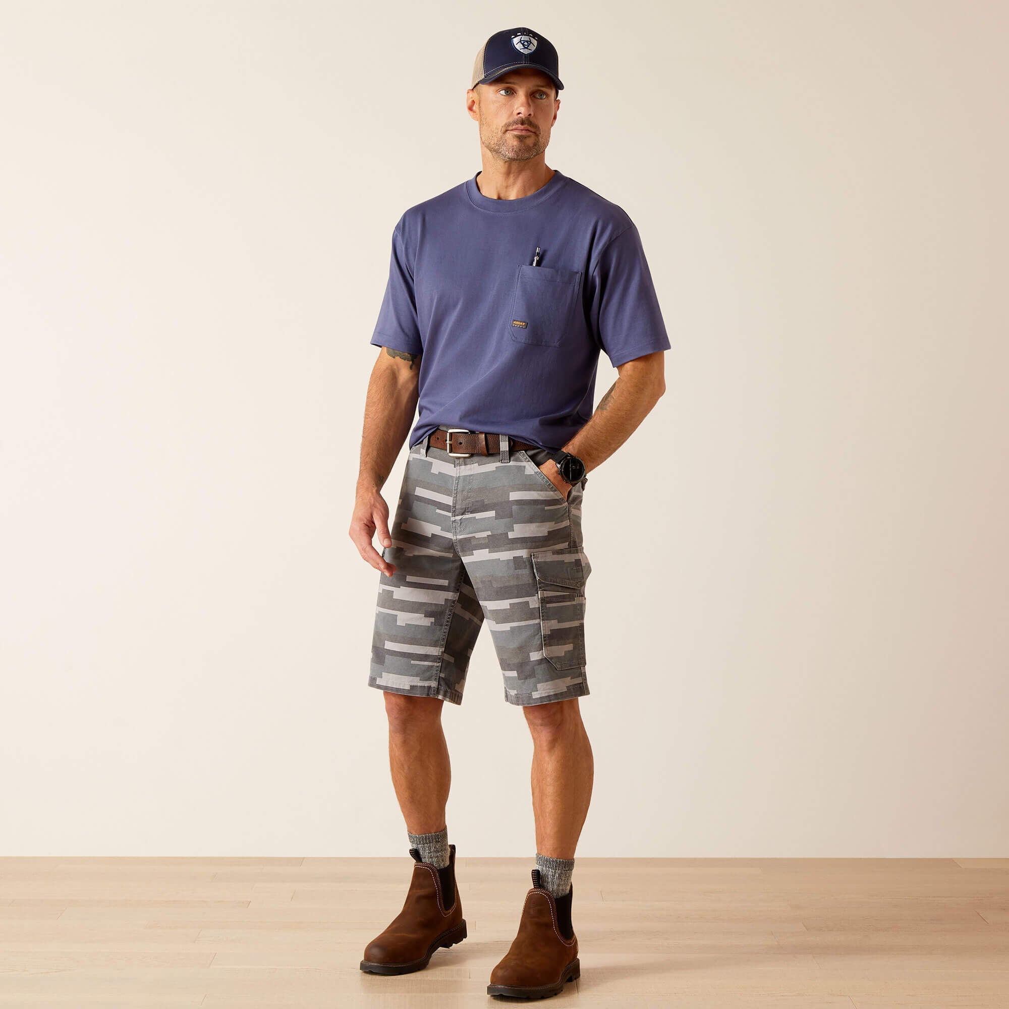 Ariat Rebar DuraStretch Made Tough Cargo 11" Short Online