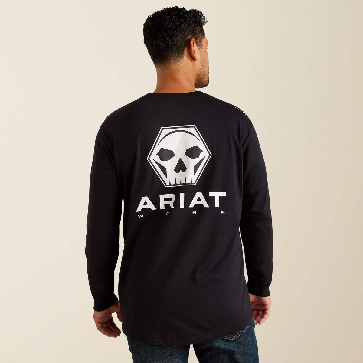 Ariat Rebar Workman Bolt Skull T-Shirt For Sale