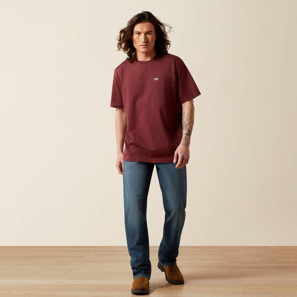 Ariat Rebar Cotton Strong Standard Pocket T-Shirt Sale