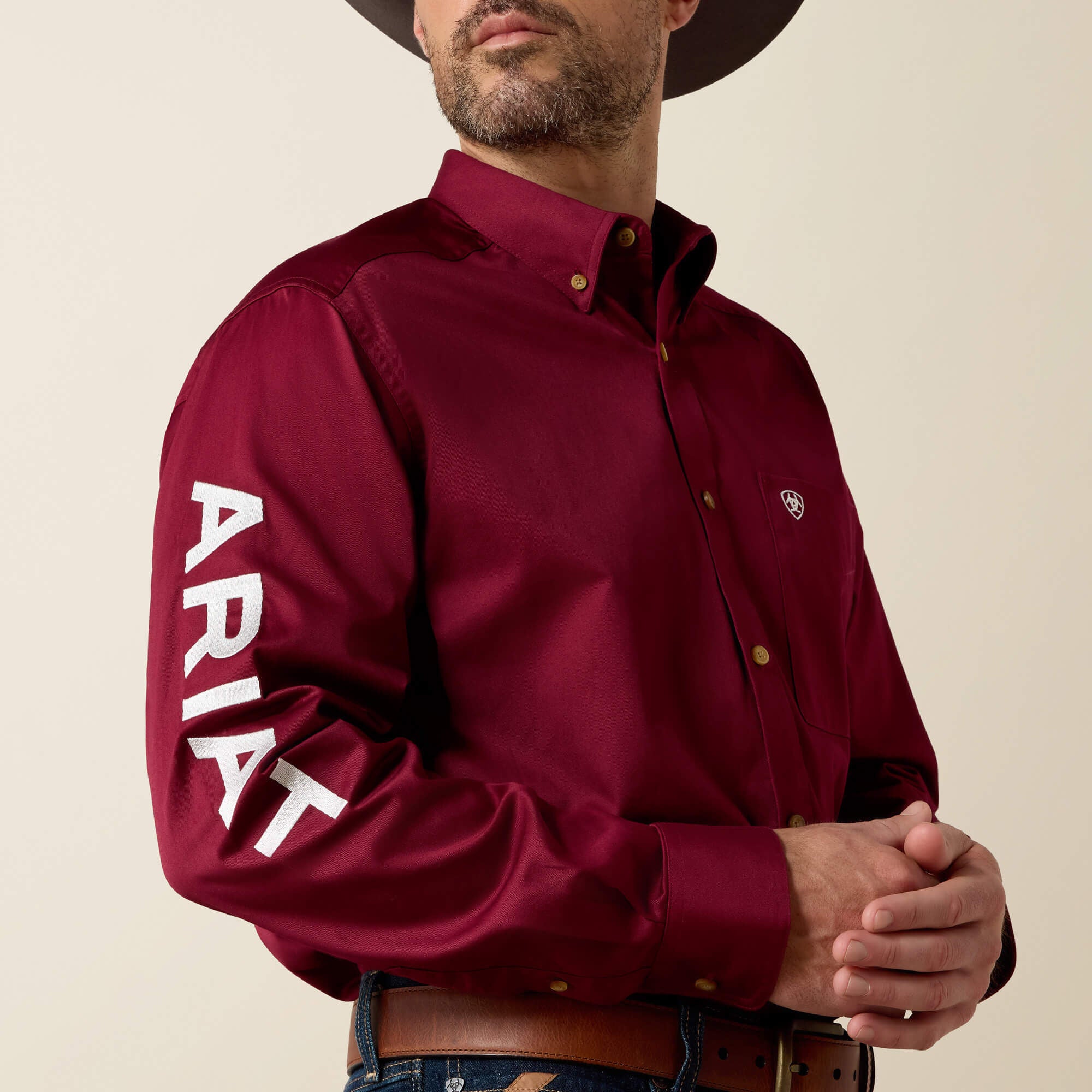 Ariat Team Logo Twill Classic Fit Shirt Discount