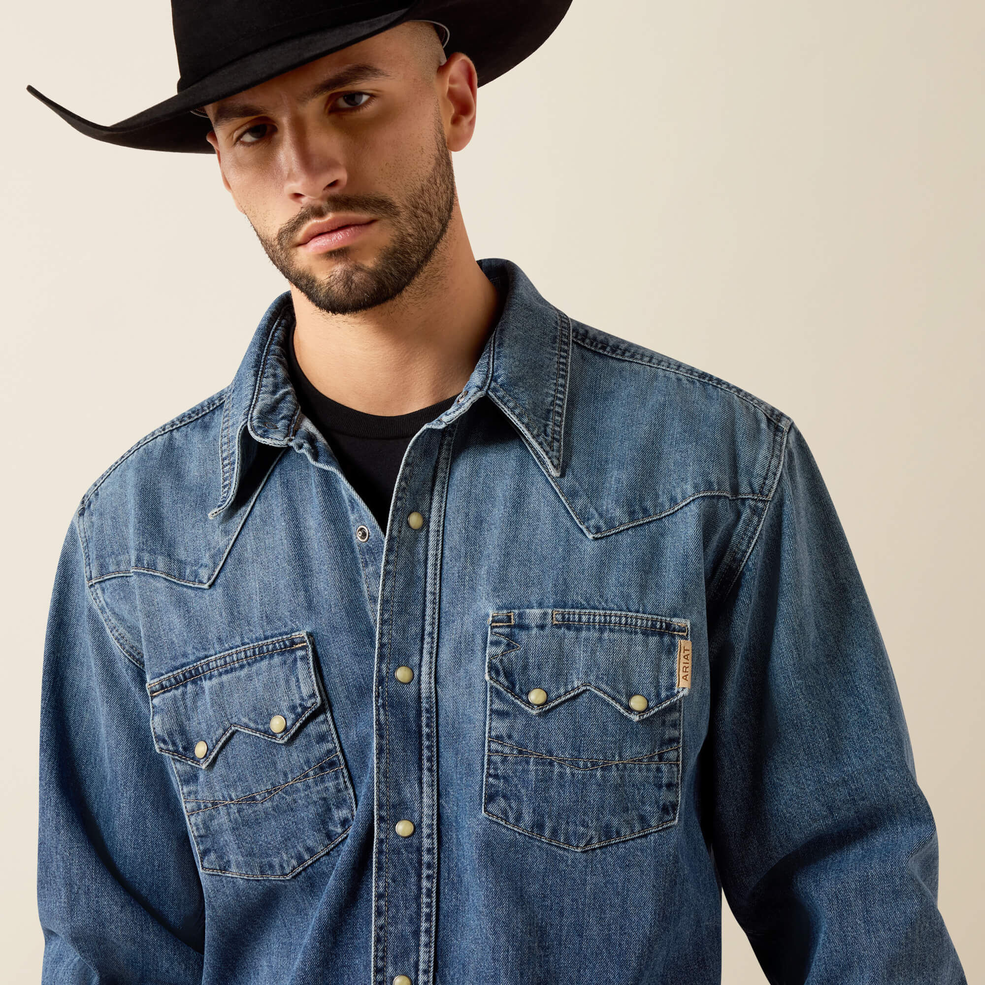 Ariat Sawtooth Denim Retro Fit Shirt Online