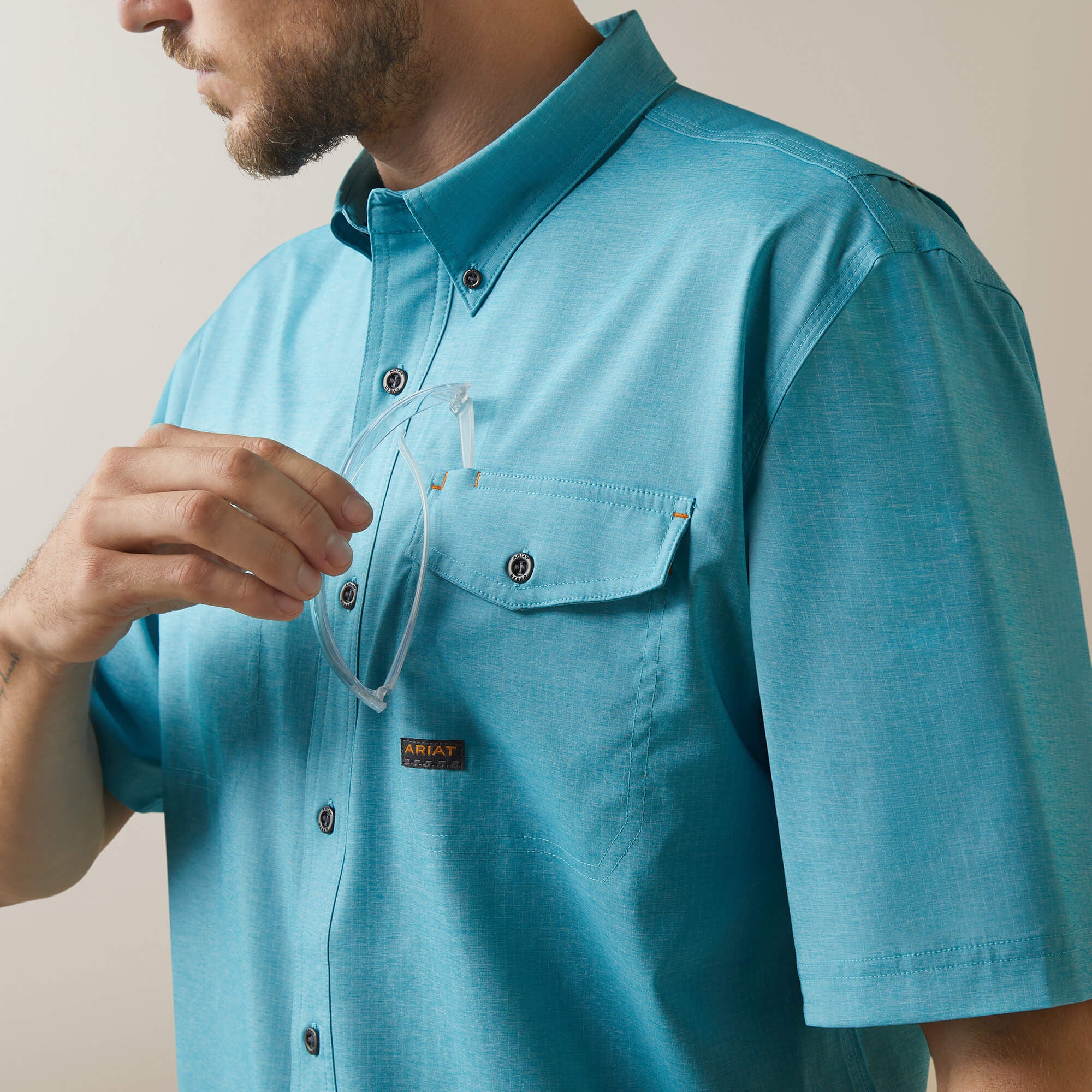 Ariat Rebar Made Tough VentTEK DuraStretch Work Shirt For Sale