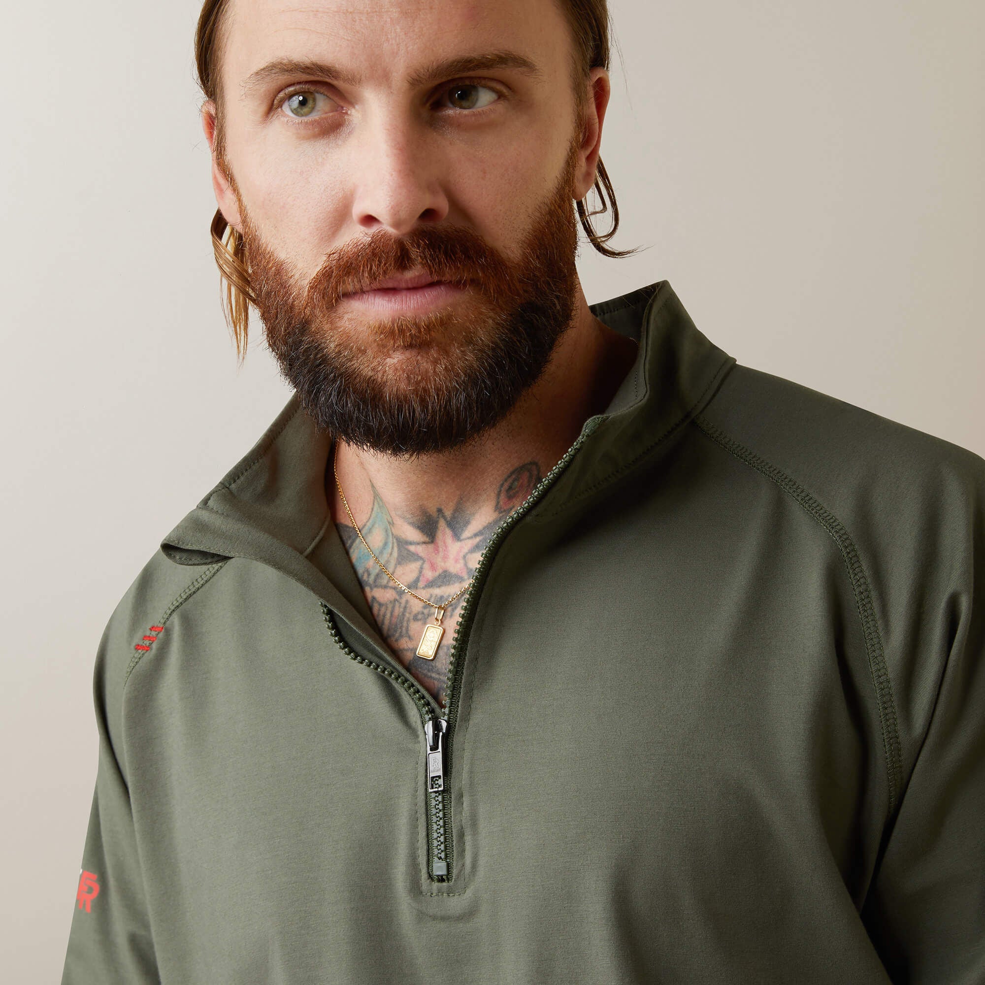 Ariat FR Combat Stretch Patriot 1/4 Zip Work Shirt Online