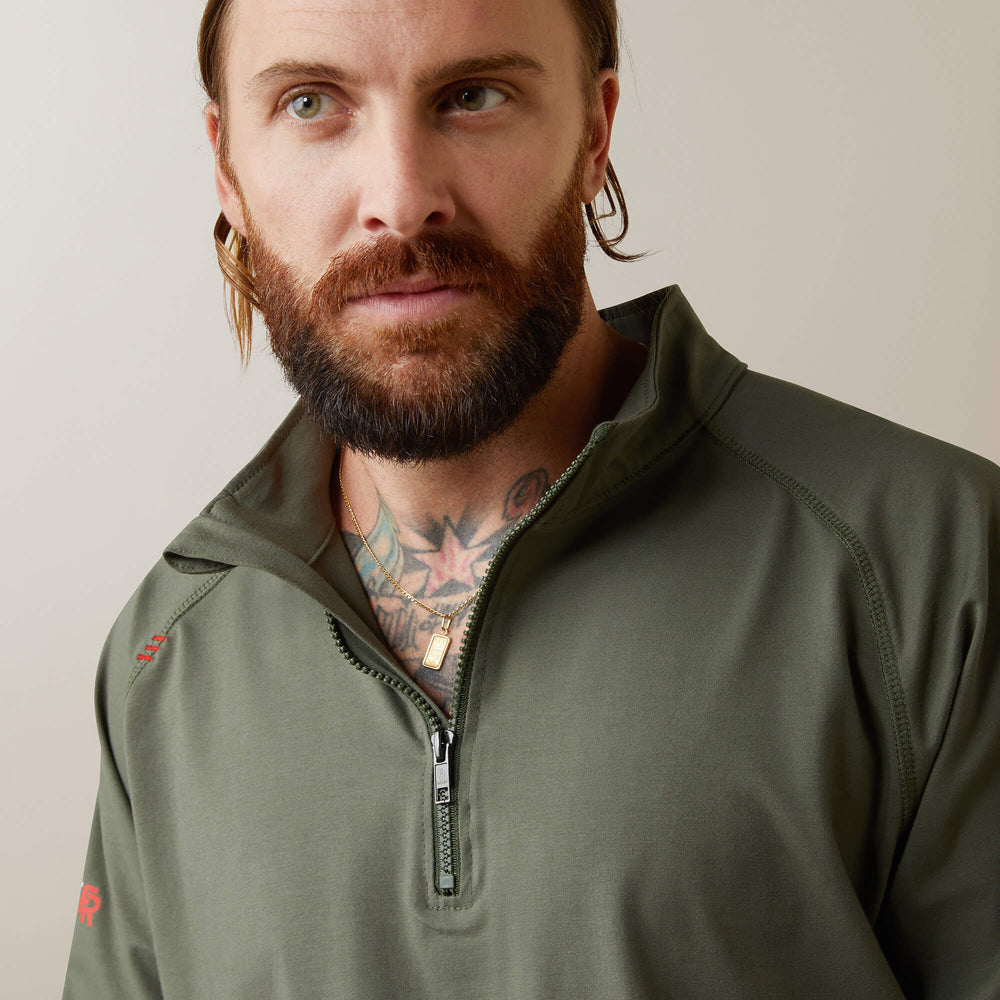 Ariat FR Combat Stretch Patriot 1/4 Zip Work Shirt Online