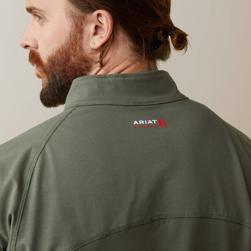 Ariat FR Combat Stretch Patriot 1/4 Zip Work Shirt Online
