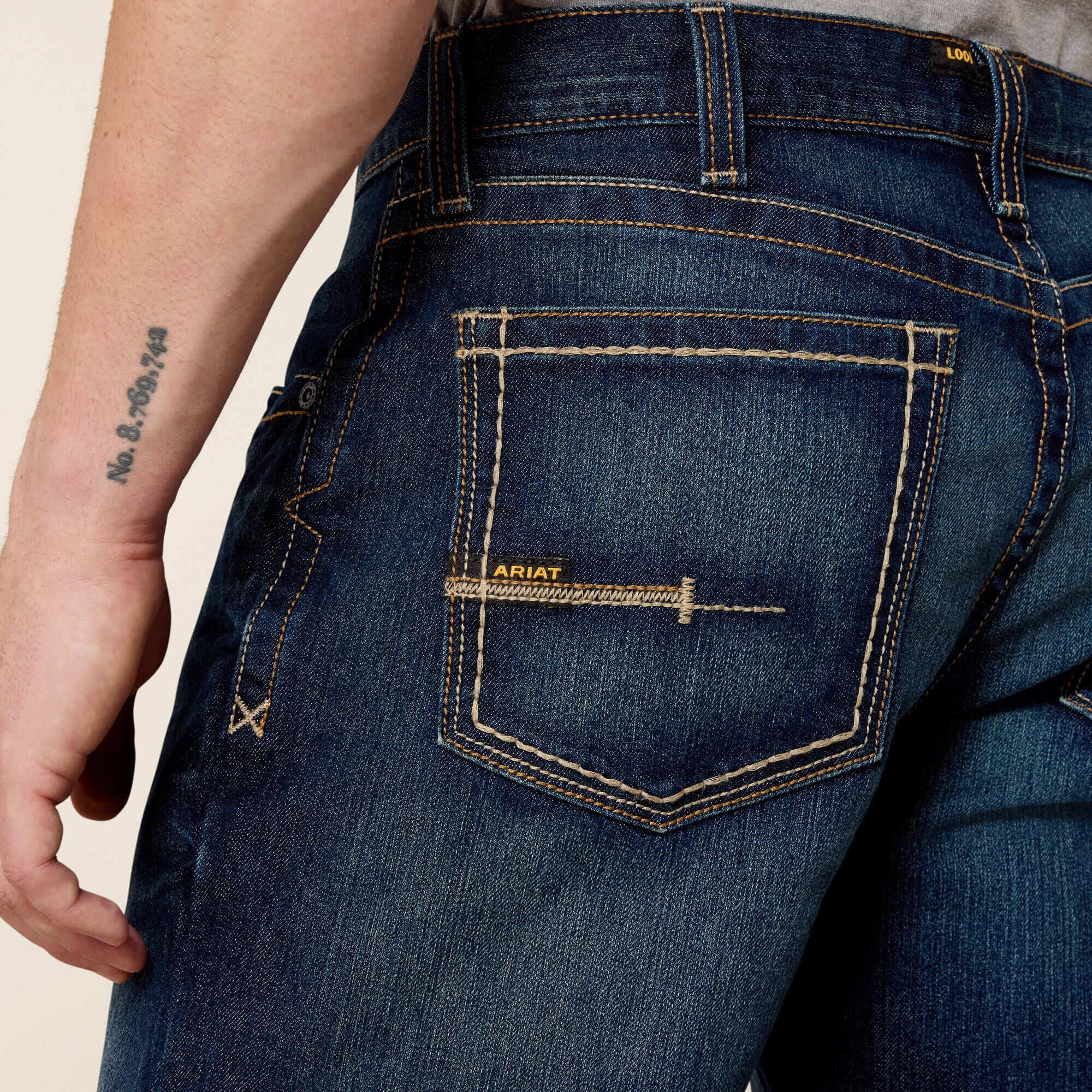 Ariat Rebar M4 Low Rise DuraStretch Edge Boot Cut Jean Outlet