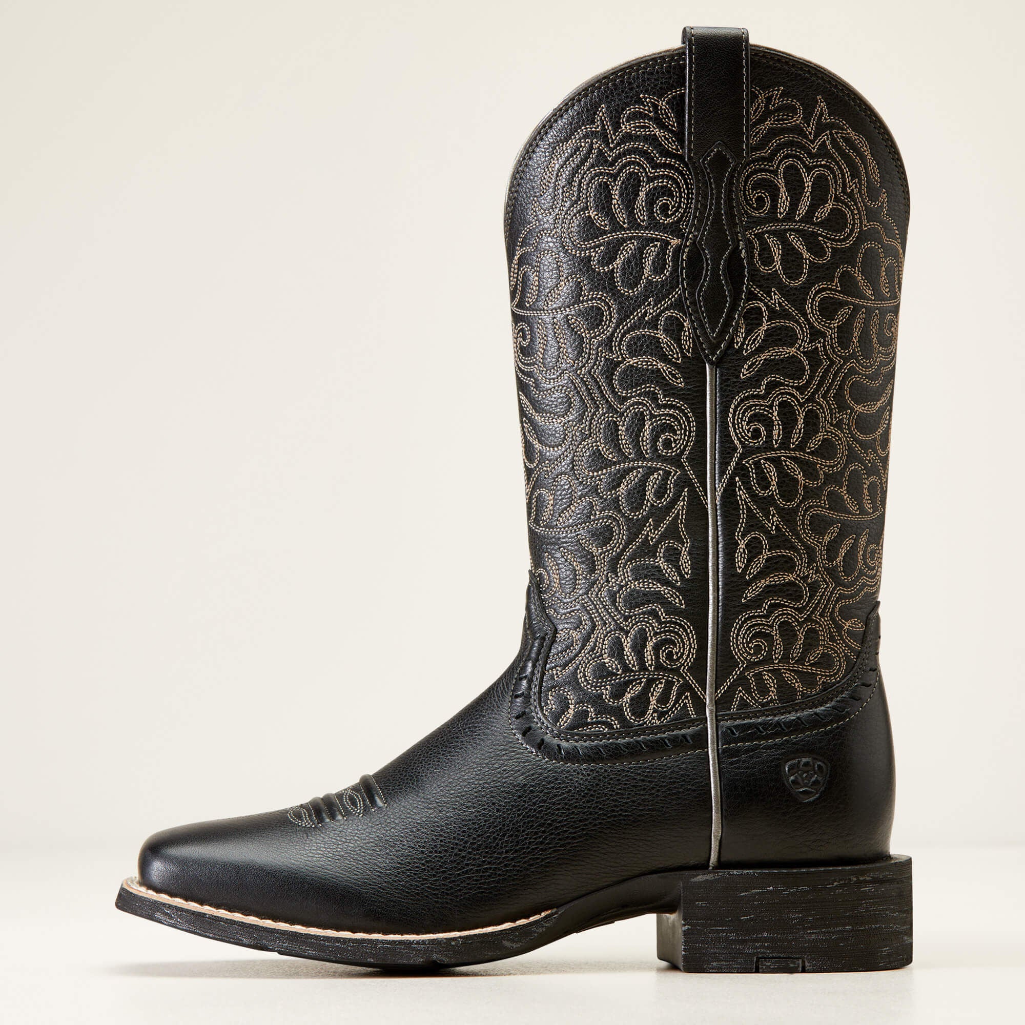 Ariat Round Up Remuda Wide Square Toe Western Boot On Sale