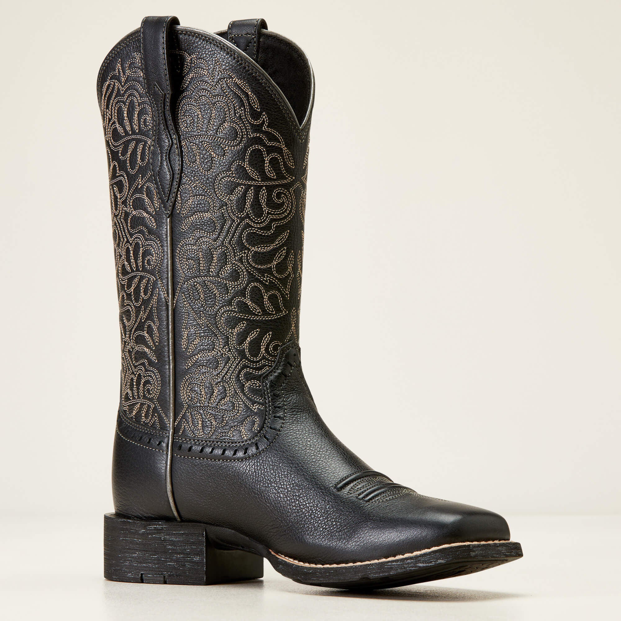 Ariat Round Up Remuda Wide Square Toe Western Boot On Sale