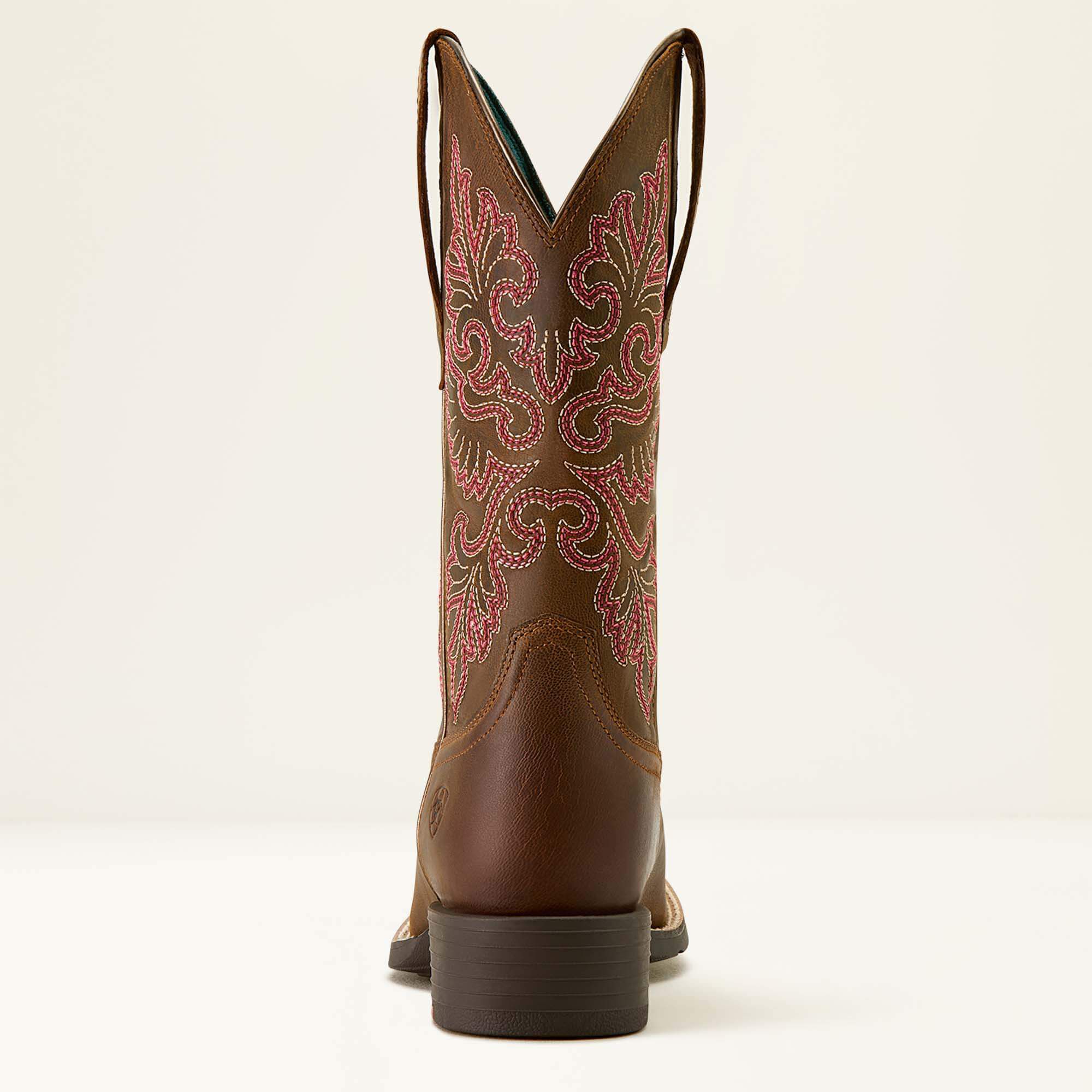 Ariat Round Up StretchFit Wide Square Toe Western Boot For Sale
