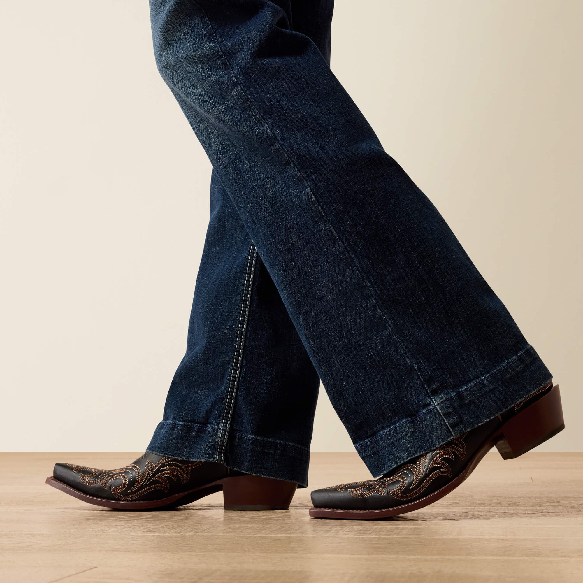 Ariat Trouser Perfect Rise Aisha Wide Leg Jean Sale