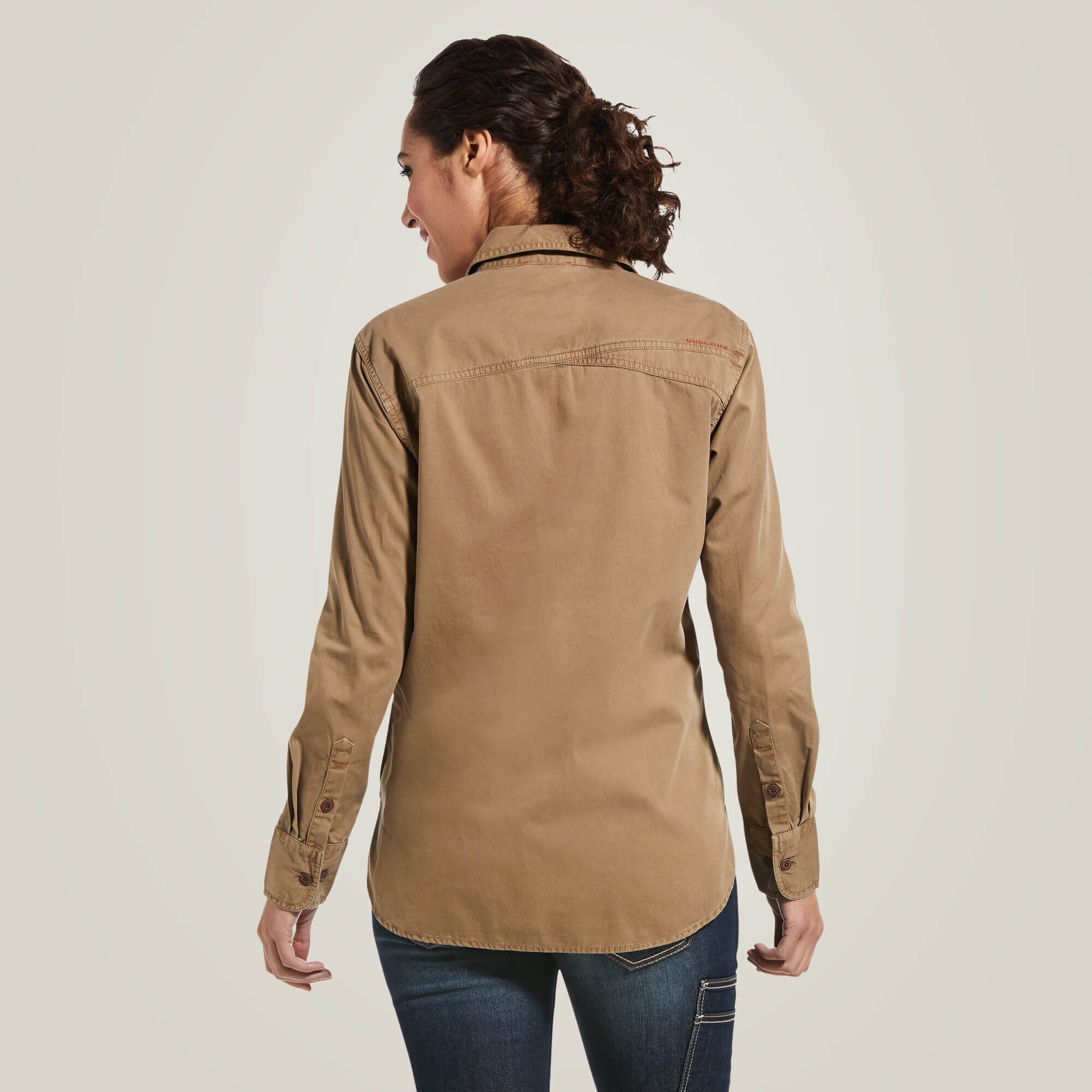 Ariat Rebar Washed Twill Work Shirt On Sale