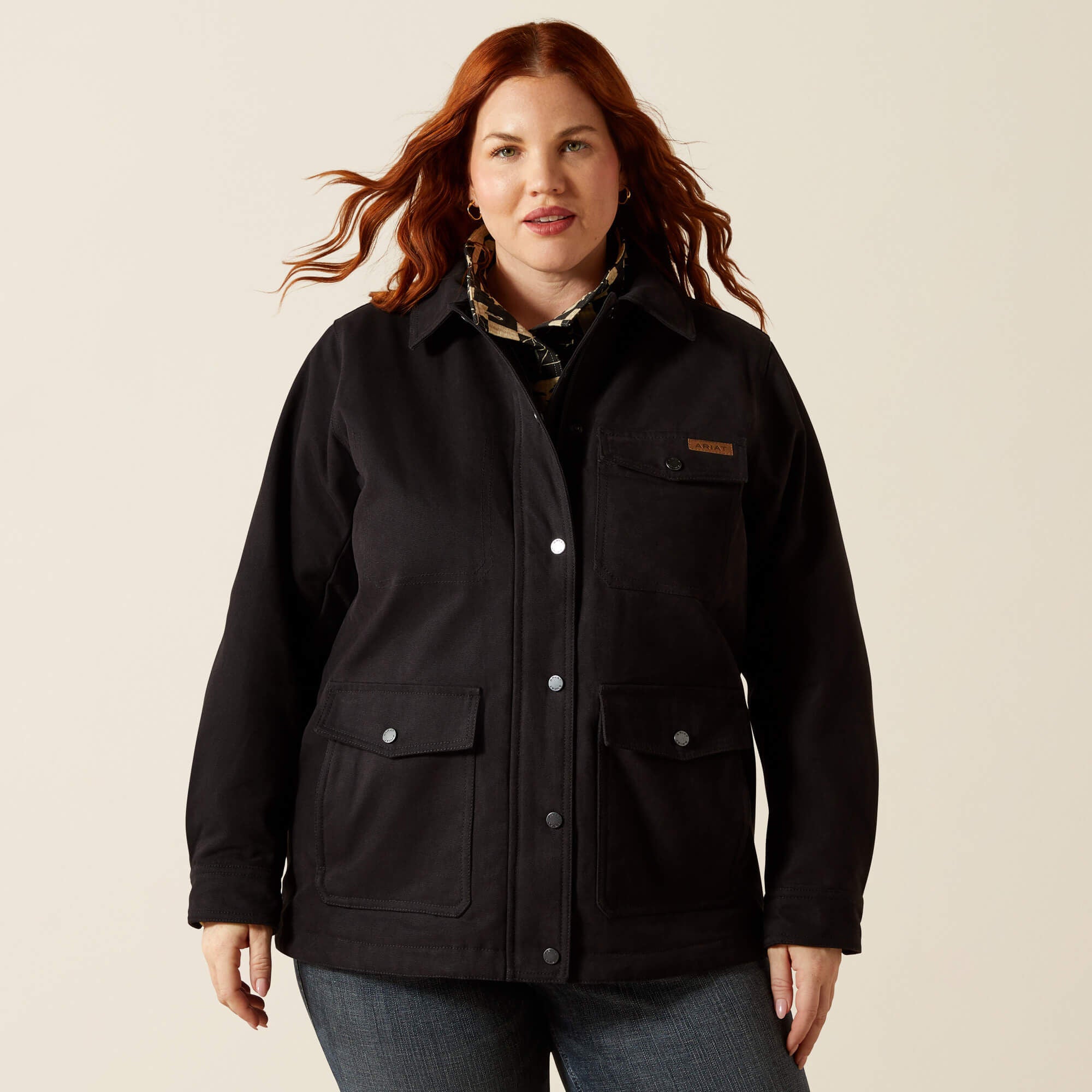 Ariat Western Canvas Chore Jacket On Sale