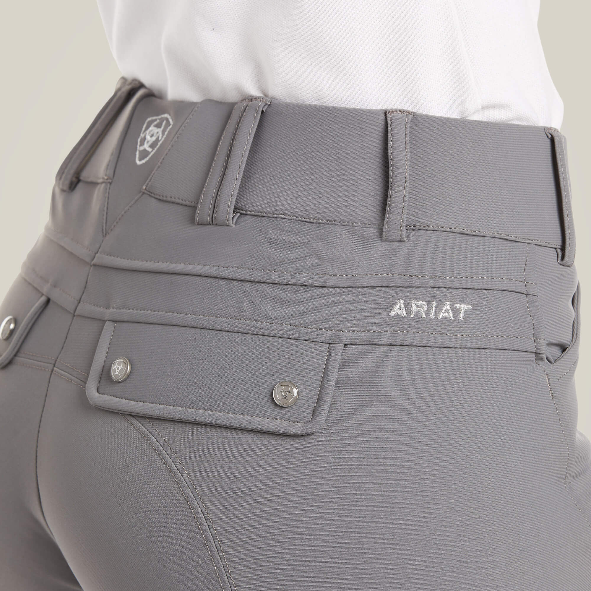 Ariat Tri Factor Grip Knee Patch Breech On Sale