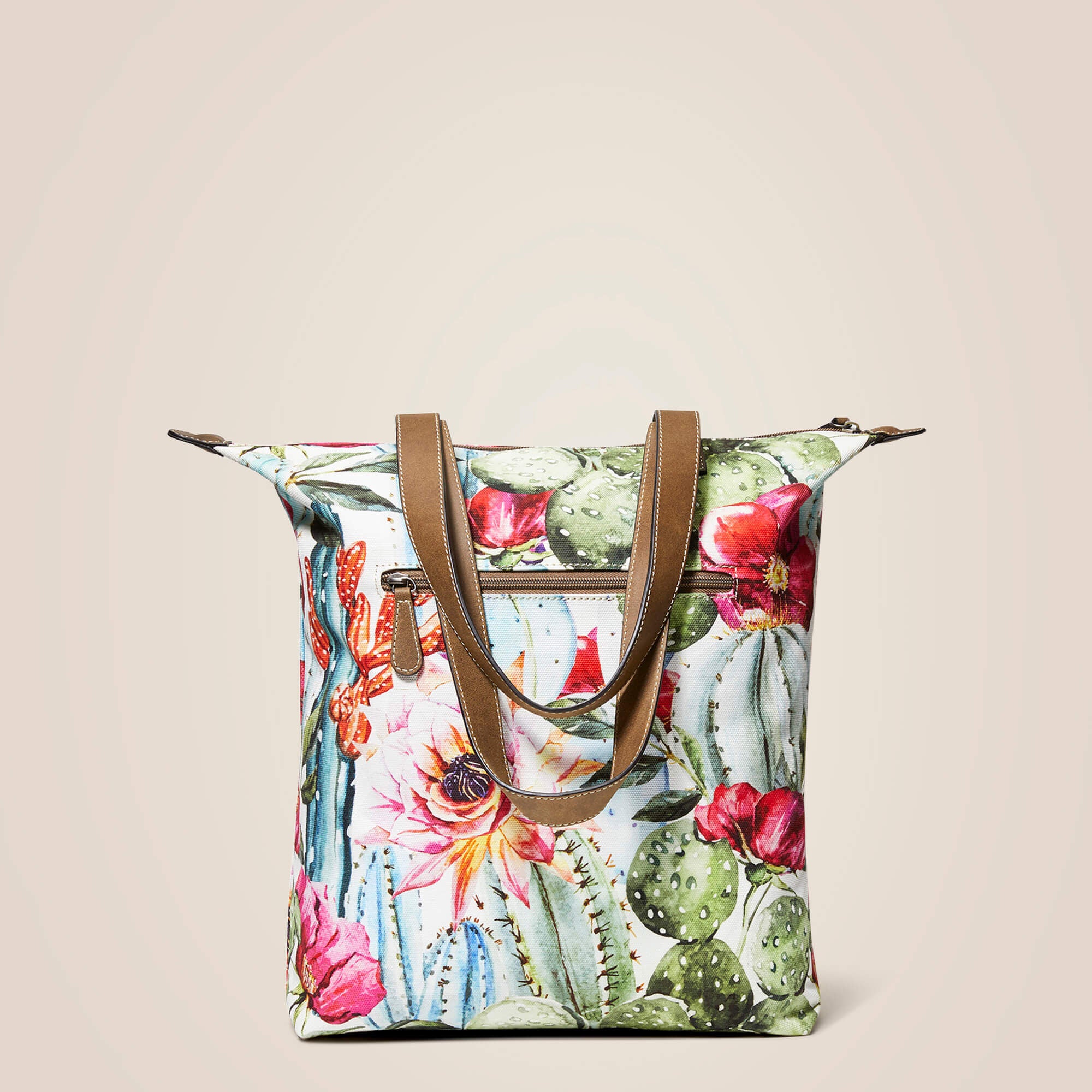 Ariat Tall Tote Cactus Floral For Sale