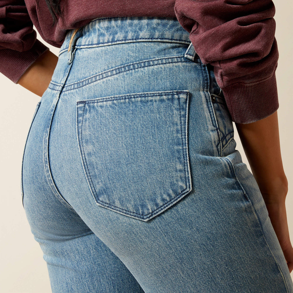 Ariat Ultra High Rise Cheyenne Yoke Tomboy Straight Leg Jean On Sale