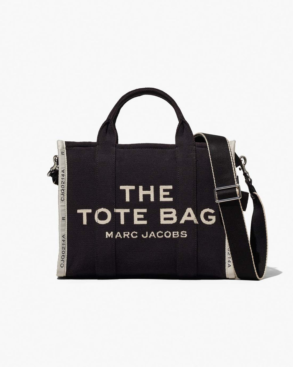 Marc Jacobs The Jacquard Medium Tote Bag Black